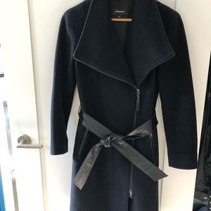 Mackage Wool Coat Navy Small